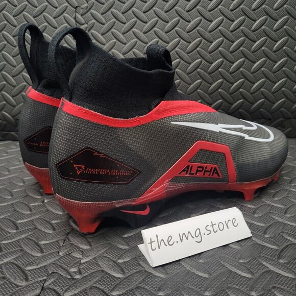 Nike Alpha Menace Elite 3 Black/Red Men’s Sz 13 DM1792-002 NWOB Rare - Picture 2 of 7